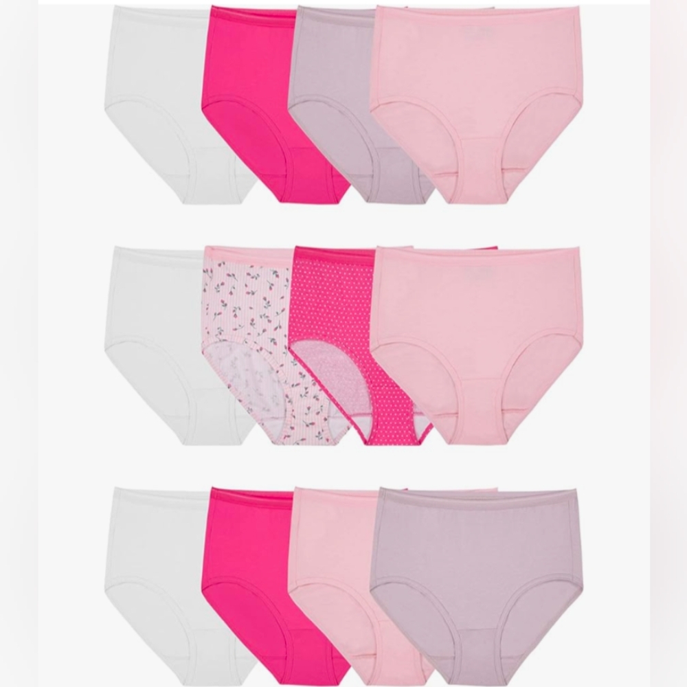 Women's Cotton Brief - Assorted 12 Pack - Packaging Distressed